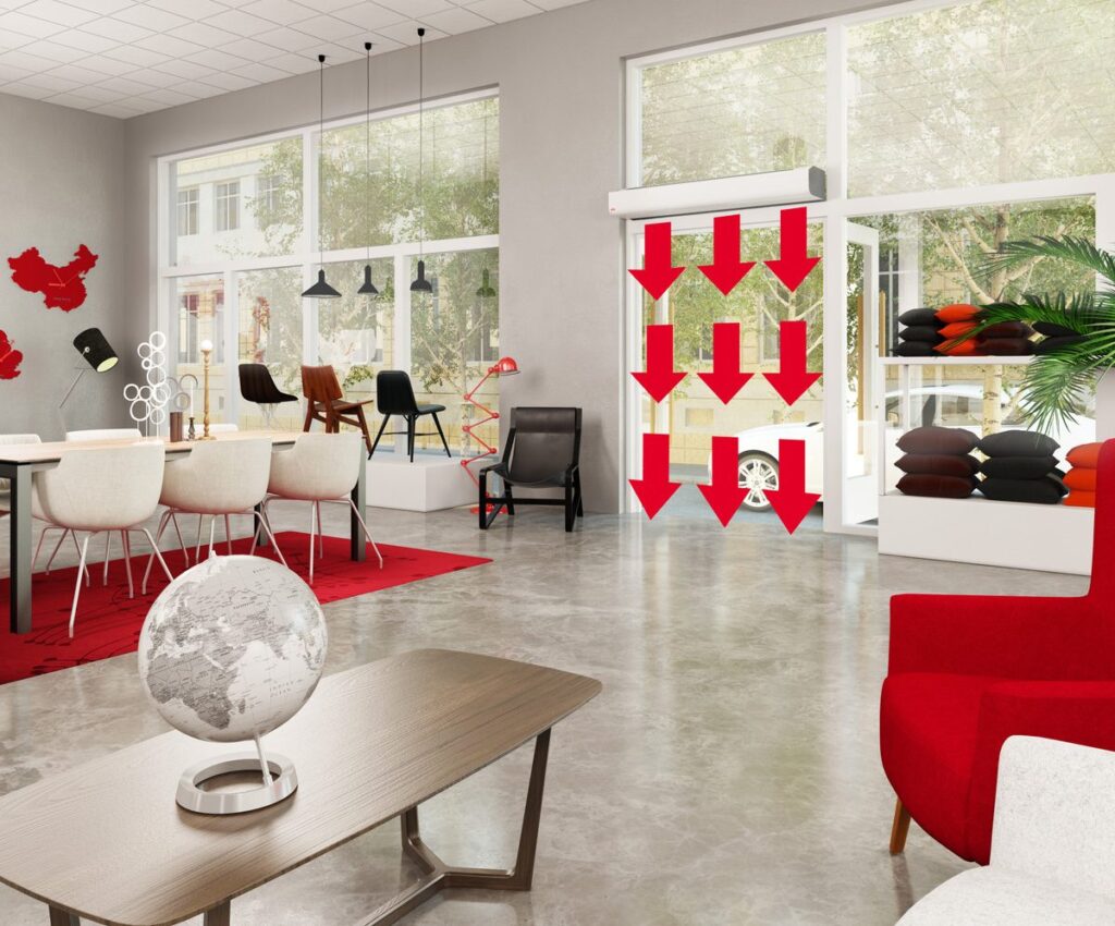 FRICO zračne zavjese kao nevidljiva vrata